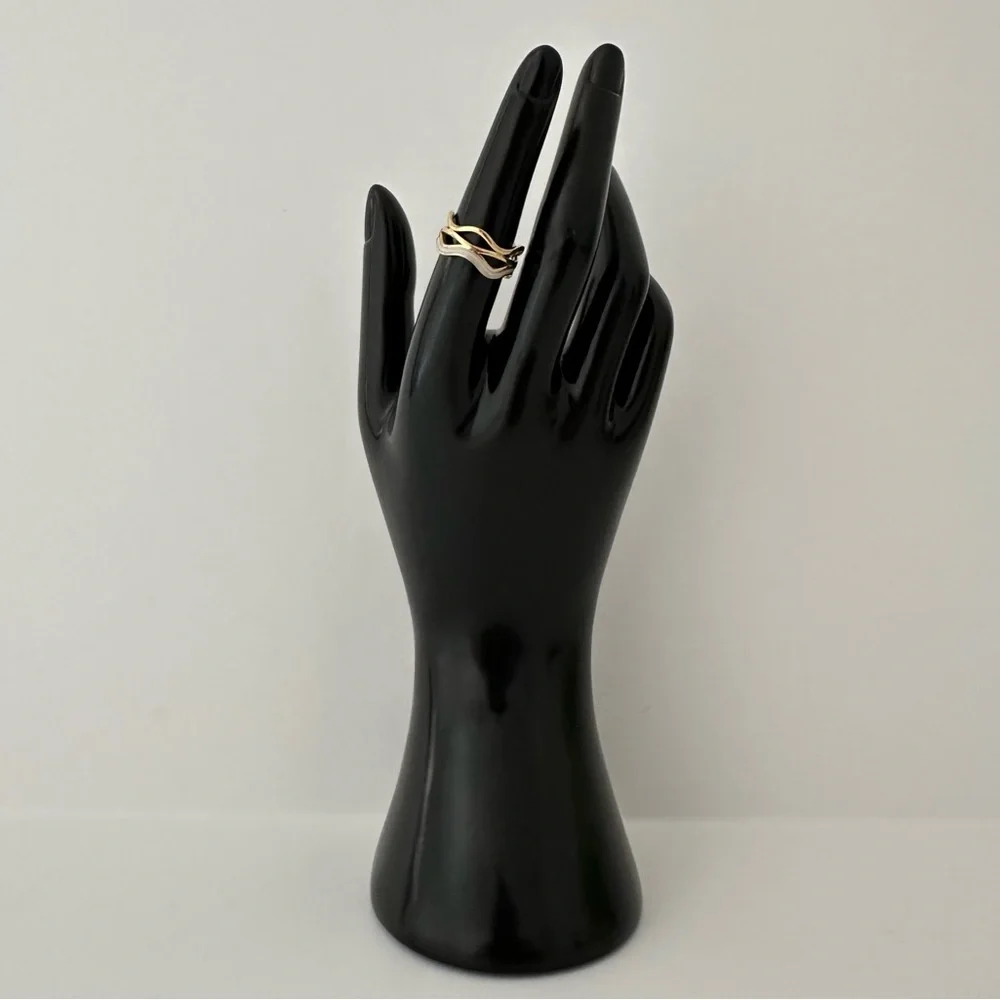 Gold Wave Ring